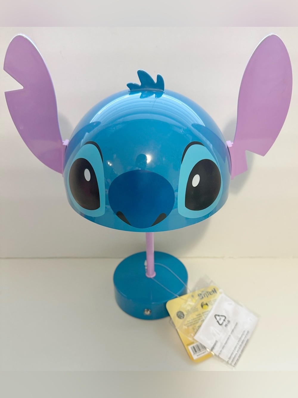 Disney Stitch Kids Blue & Purple Table Lamp - Fun Character Night Light - Picture 2 of 7